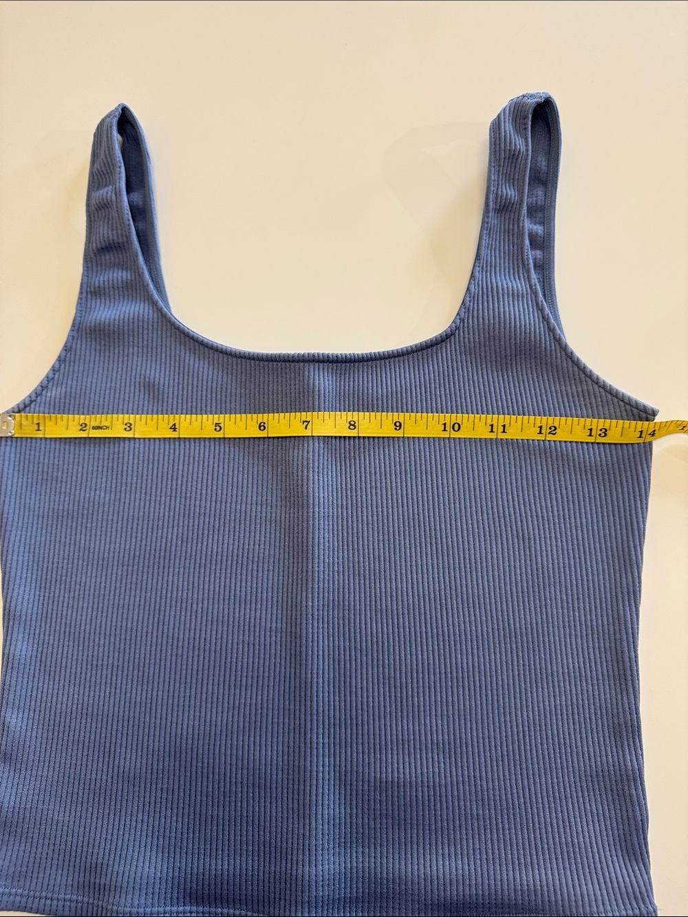 Dynamite | Ribbed Square-Neck Tank Top - Picture 4 of 5